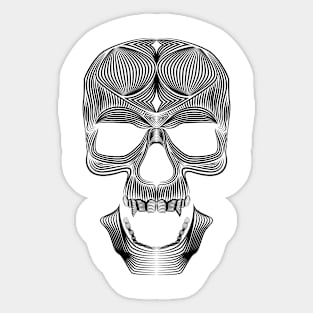 Halloween Big Skull Sticker